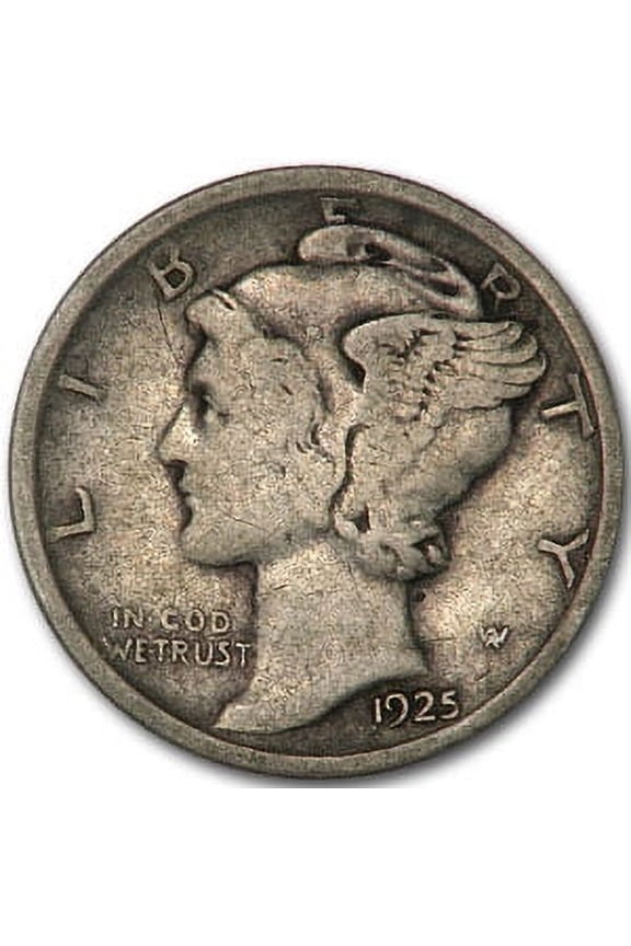 1925-D Mercury Dime VF