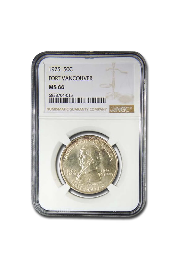 1925 Fort Vancouver Commem Half Dollar MS-66 NGC