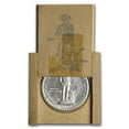 thumbnail image 1 of 1925 Lexington-Concord Half & Orig Wooden Distribution Box, 1 of 4