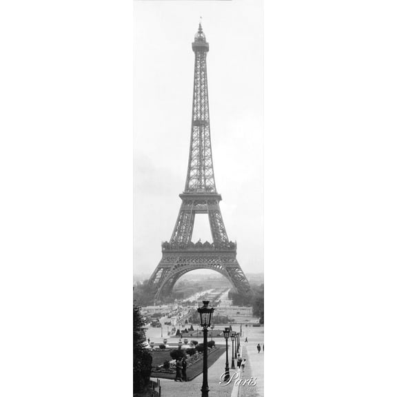1925 Paris Eiffel Tower Laminated Poster (12.5 x 36.5)