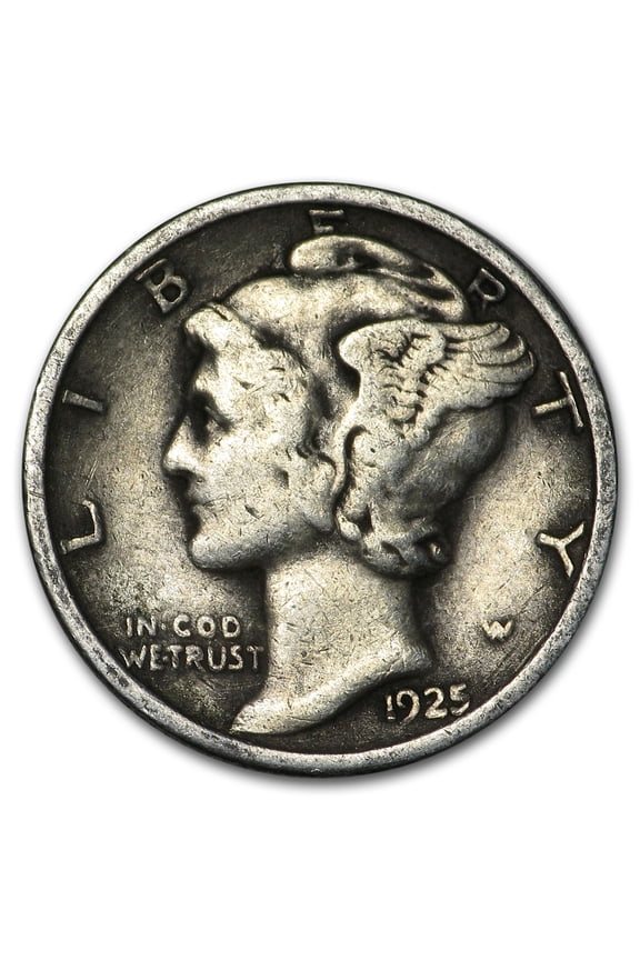 1925-S Mercury Dime Fine
