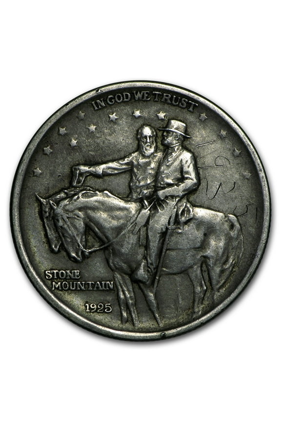 1925 Stone Mountain Commem Half (Low Grade/Cleaned)