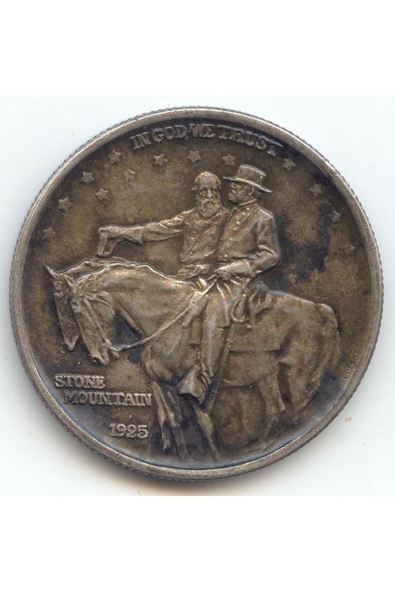 1925 Stone Mountain Commemorative Half Dollar, AU-Unc Details