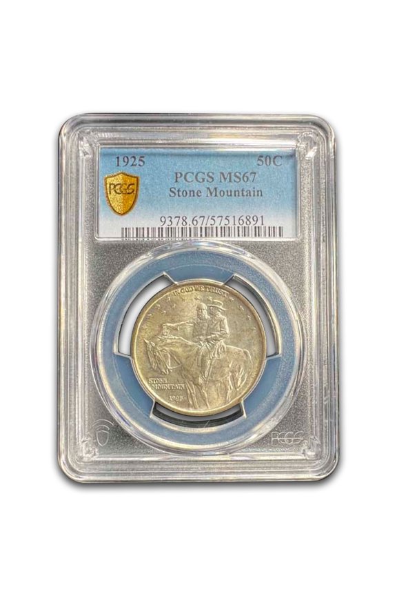 1925 Stone Mountain Memorial Half MS-67 PCGS