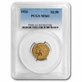 thumbnail image 1 of 1926 $2.50 Indian Gold Quarter Eagle MS-61 PCGS, 1 of 3