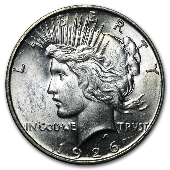 1926-D Peace Dollar BU