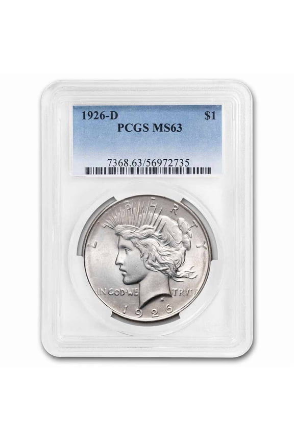 1926-D Peace Dollar MS-63 PCGS (Toned)