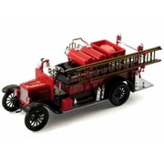 1926 Ford Model T Detroit Fire Truck, Black and Red - Signature Models 32313 - 1/32 Scale Diecast Model Toy Car