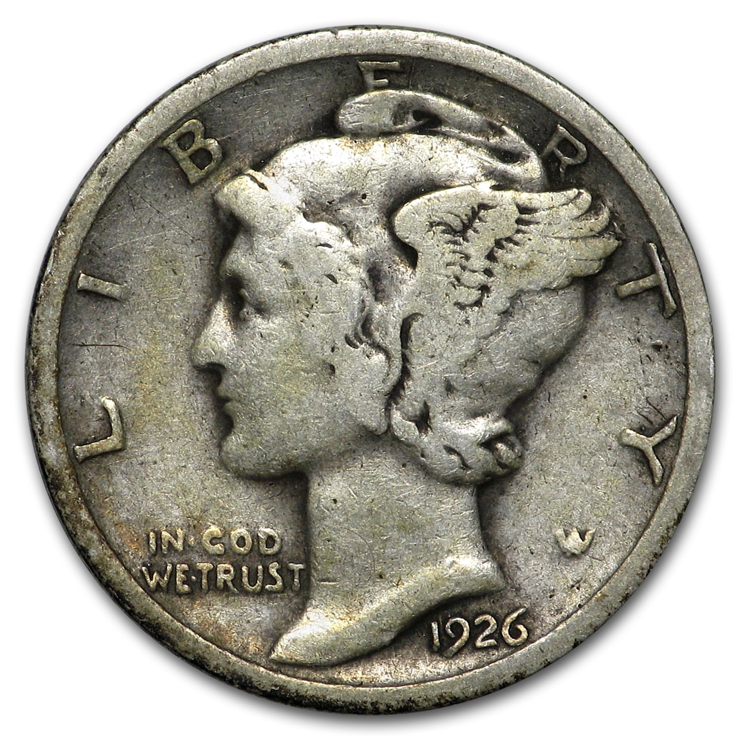 タイムセール 探し方 1926-Mercury-Dime-Good- コレクション