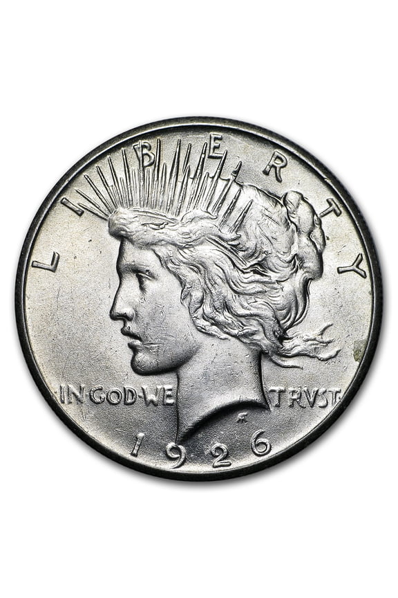 1926 Peace Dollar AU