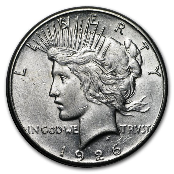 1926-S Peace Dollar AU