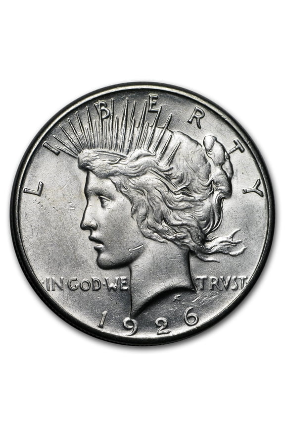 1926-S Peace Dollar AU