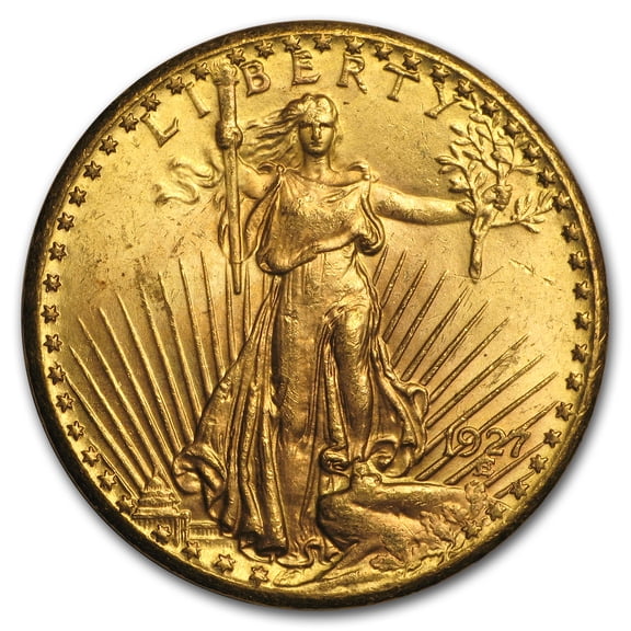 1927 $20 St Gaudens Gold Double Eagle BU