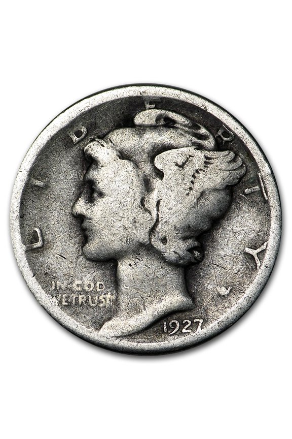 1927-D Mercury Dime Good/VG