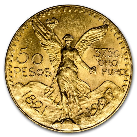 1927 Mexico Gold 50 Pesos AU