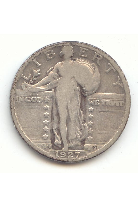 1927-S Standing Liberty Quarter, Key Date, VG or Better