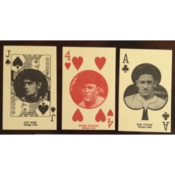 1927 W560 Playing Card Reprint Chicago Cubs Team Set 3 Cards Near NM-MT to NM-MT Condtion