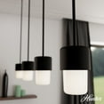 thumbnail image 1 of Hunter - Station 1-light Natural Black Iron, Mini Pendant Light, Dimmable, Cylinder Shaped, for Bedrooms, Dining, Living Rooms - 19277, 1 of 7