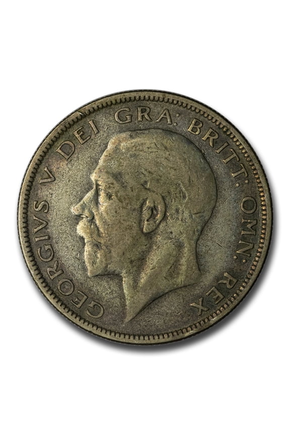 1928-1936 Great Britain Silver Half Crown George V Avg Circ