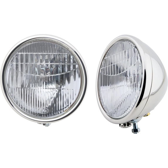 1928-29 Ford Model A Stainless 12 Volt Halogen Headlights
