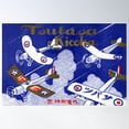 thumbnail image 1 of 1928 Aviation Bar And Cafe, Tokyo Japan Poster Wall Art, Modern Wall Decor For Living Room Bedroom, 24x36 UNFRAMED, 1 of 3