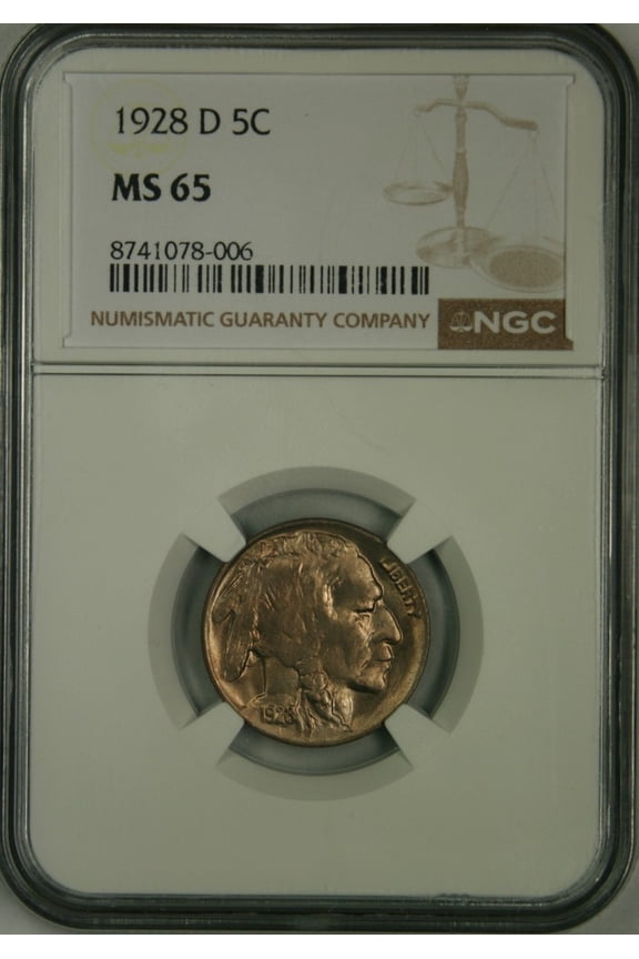 1928-D Buffalo Nickel MS65 NGC (PM8741078006)