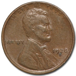 1928-D Lincoln Cent VF