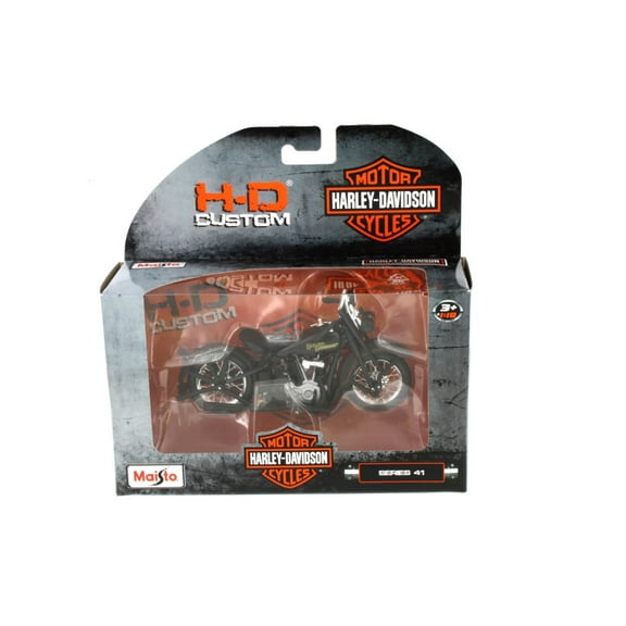 1928 Harley Davidson JDH Twin Cam, Black - Maisto 31360/41 - 1/18 scale Diecast Motorcycle