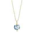 thumbnail image 1 of 1928 Jewelry Blue Willow Heart Pendant Necklace For Women 16", 1 of 2