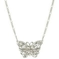 thumbnail image 1 of 1928 Jewelry Classic Filigree Butterfly Pendant Necklace For Women 16" + 3" Extender, 1 of 2