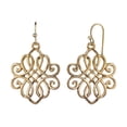 thumbnail image 1 of 1928 Jewelry Classic Gold Filigree Drop Earrings, 1 of 4