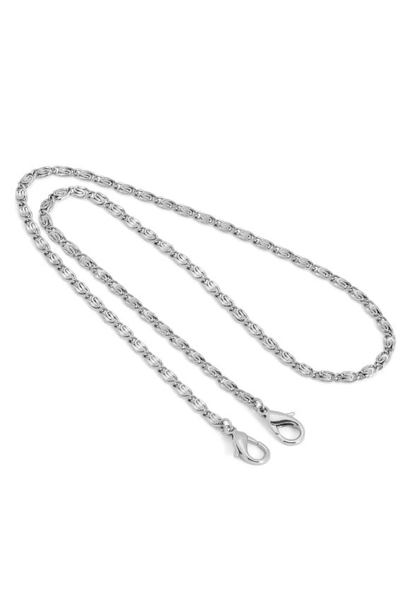 1928 Jewelry Classy Link Face Mask Chain Holder 22 Inch