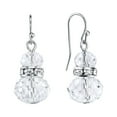 thumbnail image 1 of 1928 Jewelry Crystal Beaded Drop Earrings, 1 of 4