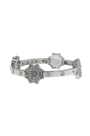 1928 Jewelry Crystal Spider Web Stretch Bracelet