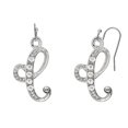 thumbnail image 1 of 1928 Jewelry European Crystal Initial Fish Hook Earrings (C), 1 of 3