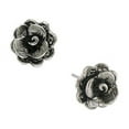 thumbnail image 1 of 1928 Jewelry Flower Stud Earrings, 1 of 2