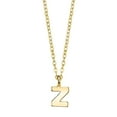 thumbnail image 1 of 1928 Jewelry Women's 14K Gold Dipped Minimalist Initial Z Dainty Pendant Necklace, 20", 1 of 3