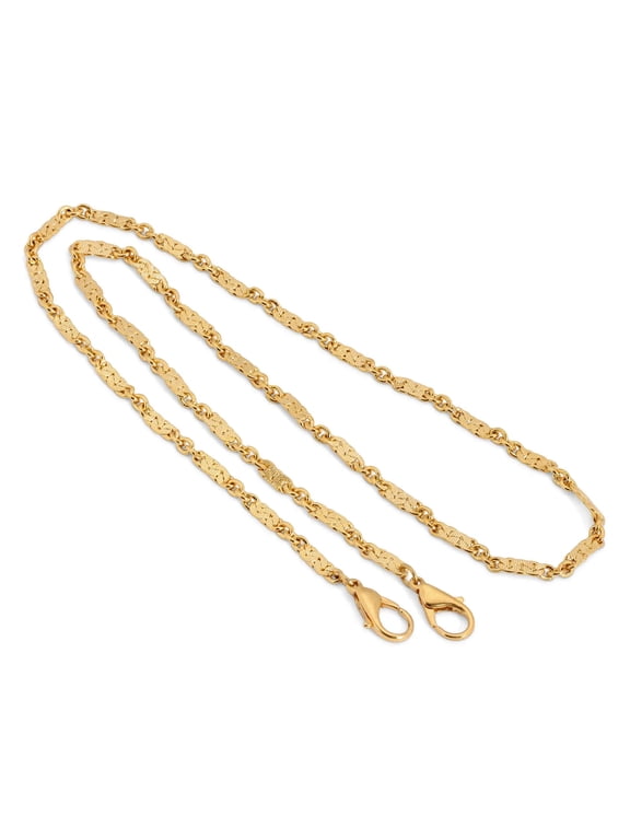 1928 Jewelry Linked Chain Mask Holder 22 Inch