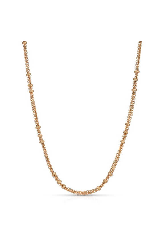 1928 Jewelry Minimalist Station Chain Necklace 18