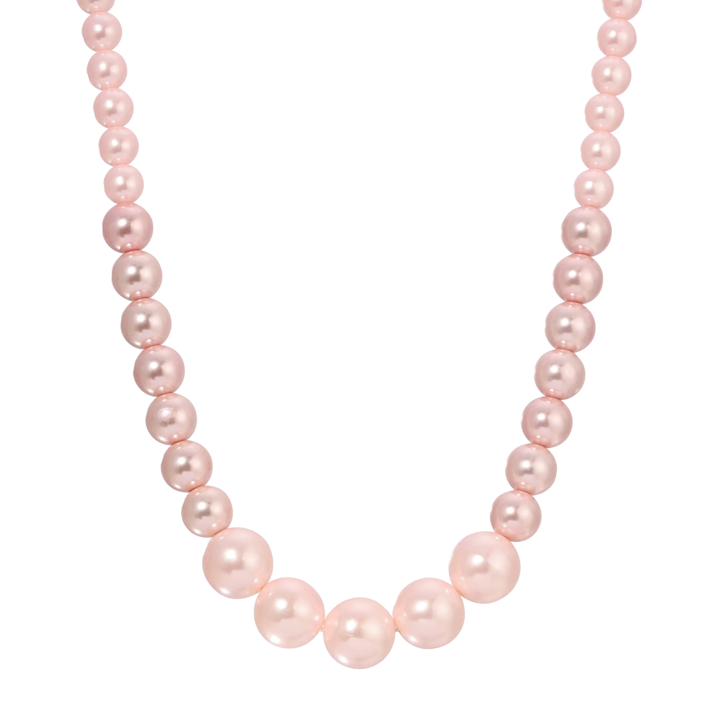 1928 JEWELRY COMPANY 1928 Jewelry Pink Faux Pearl Strand Necklace with Lobster Clasp, 16" + 3" Extender (Women's)