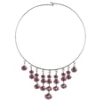 thumbnail image 1 of 1928 Jewelry Silver-Tone Multiple Drop Topaz Lux 15.5 In Choker, 1 of 1