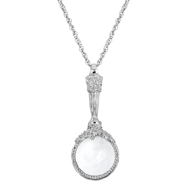 Art Deco Renaissance Enamel Magnifying Glass Necklace by Sweet Romance –  Sweet Romance Wholesale