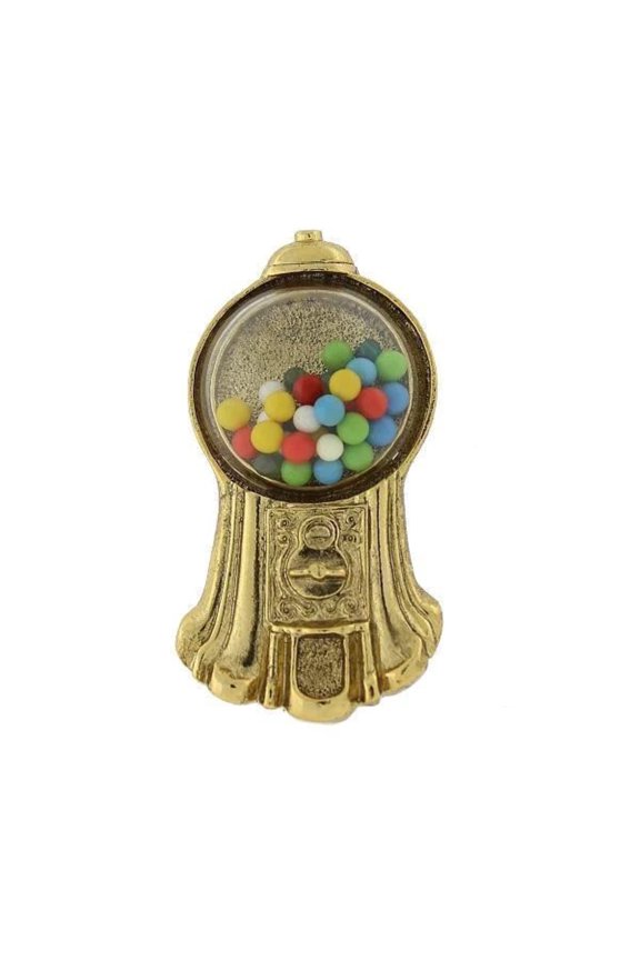 1928 Jewelry Vintage Gumball Machine Brooch
