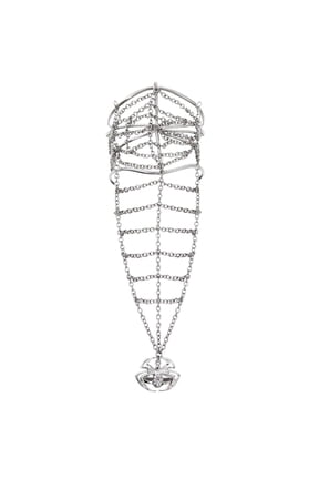 1928 Jewelry Web Cuff Bracelet & Link Chain Crystal Spider Ring Size 7