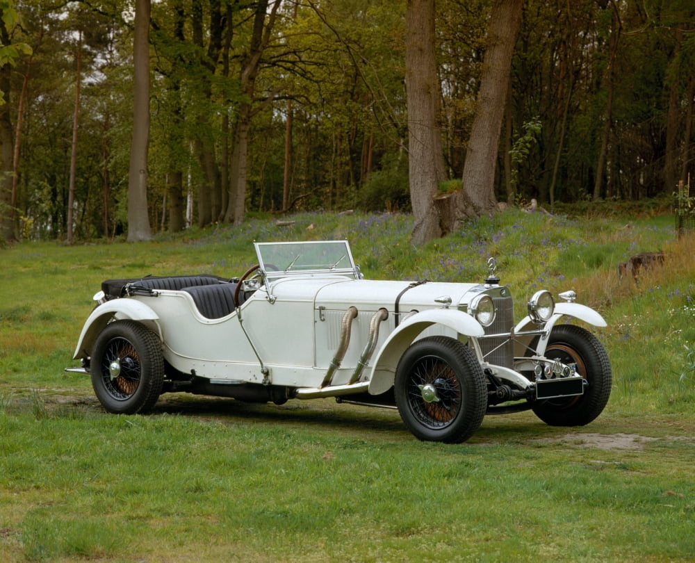 1928 Mercedes Benz 36220 Type S 4-seat sports tourer Country of origin Germany Canvas Art - Panoramic Images (22 x 28)