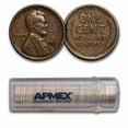 thumbnail image 1 of 1928-S Lincoln Cent 50-Coin Roll Avg Circ, 1 of 3