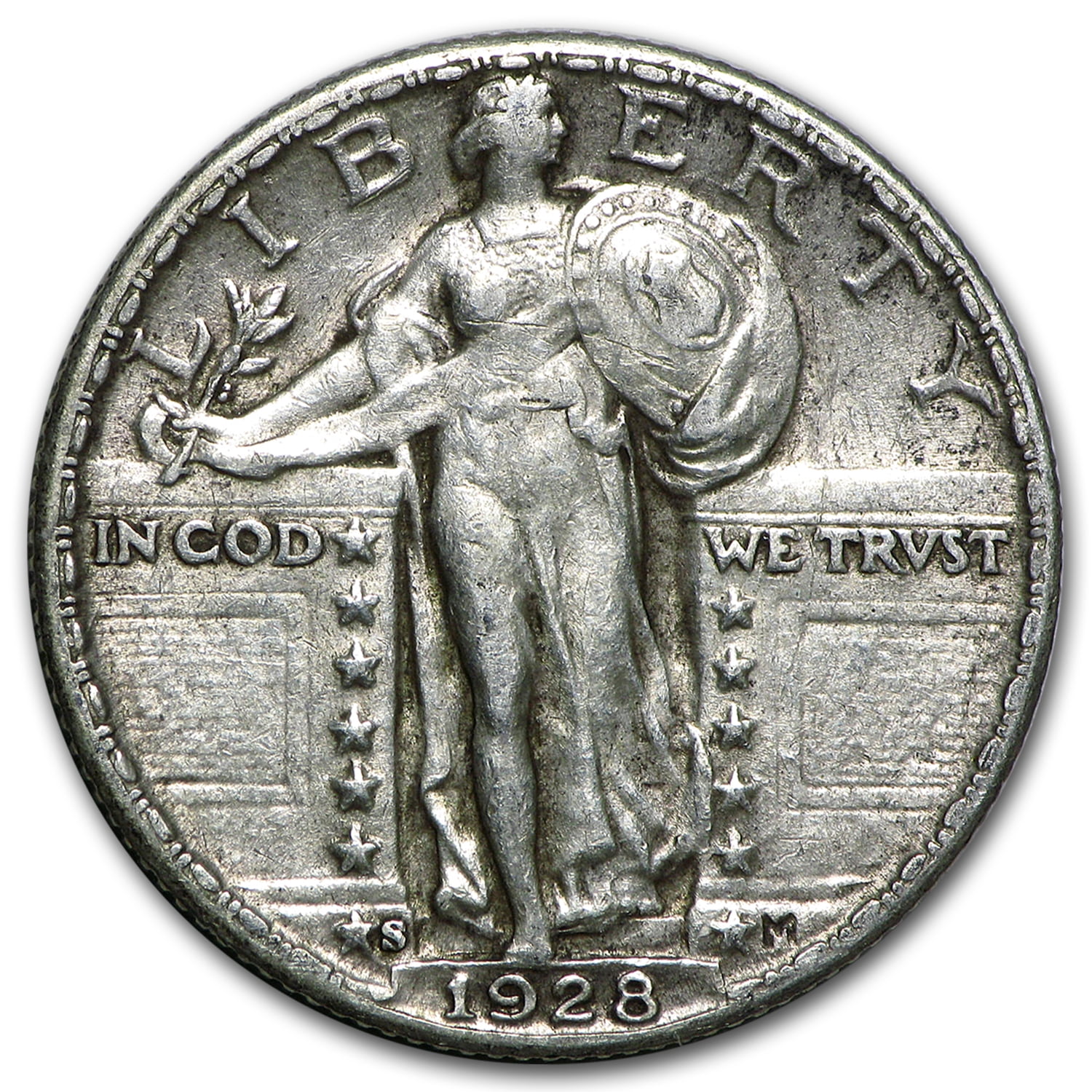1928-S Standing Liberty Quarter XF