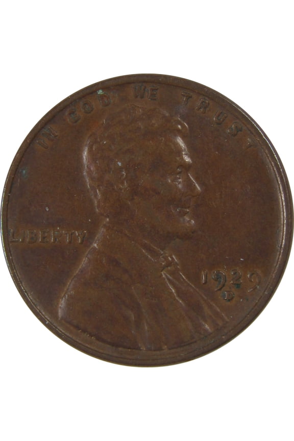1929 D Lincoln Wheat Cent VF Very Fine Penny 1c Coin SKU:I23762