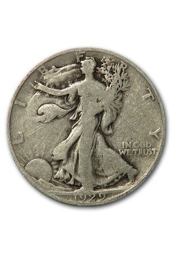 1929-D Walking Liberty Half Dollar Good/VG
