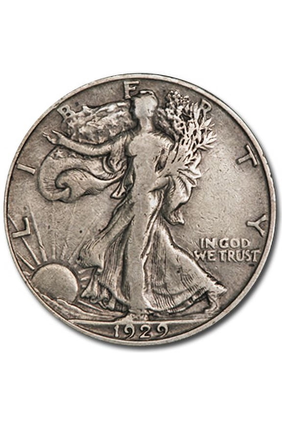 1929-D Walking Liberty Half Dollar VF